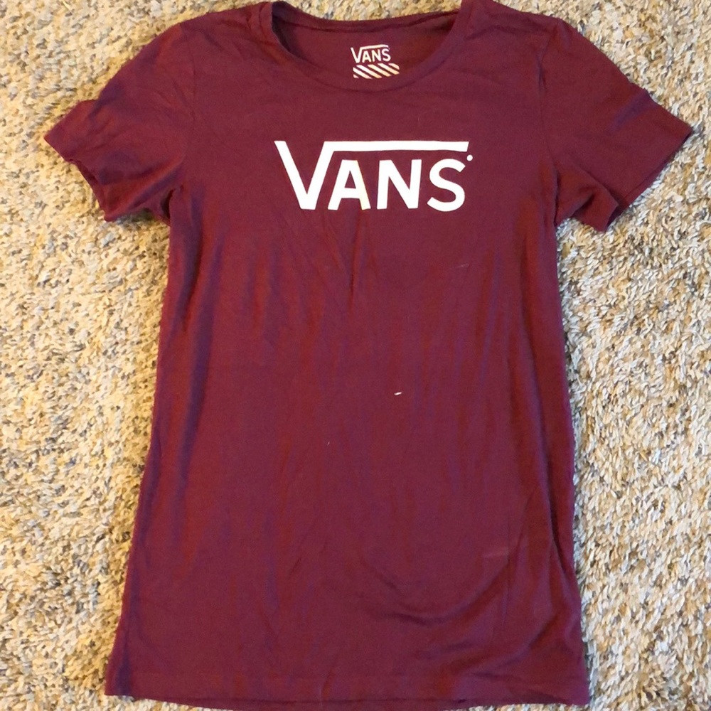 VANS Maroon tee